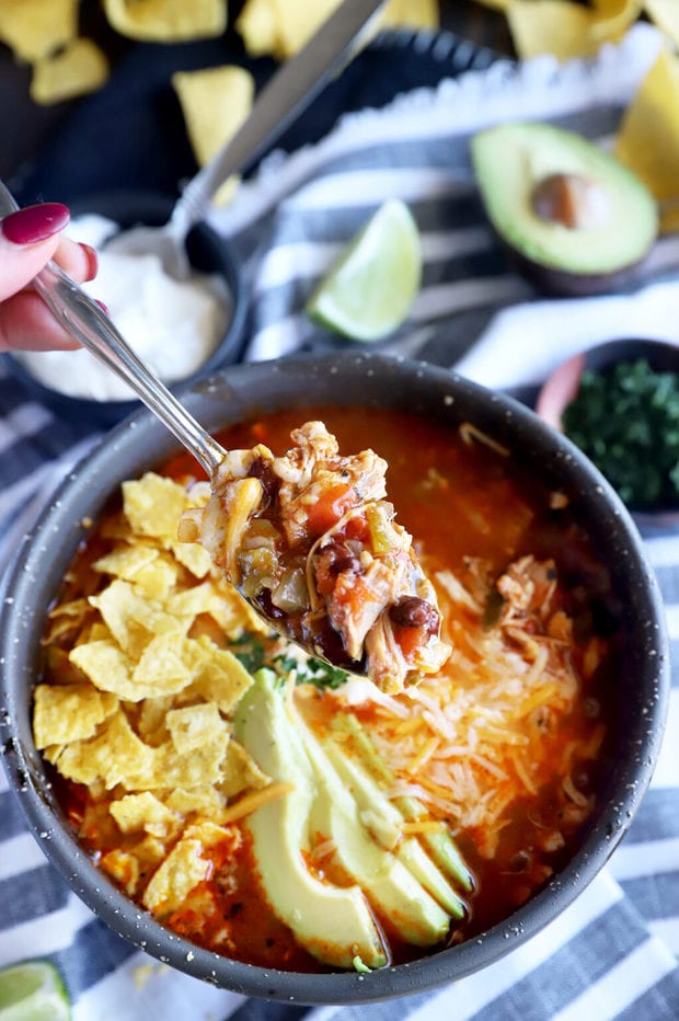 Easy Instant Pot Tortilla Soup Recipe Cake 'n Knife