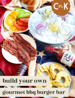 Build Your Own Gourmet Burger Bar Pinterest Pin