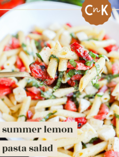 summer pasta salad pinterest image