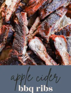 Traeger ribs pinterest image apple cider grilled