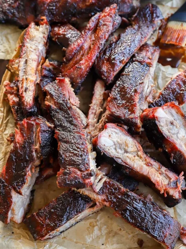 bbq apple cider traeger ribs