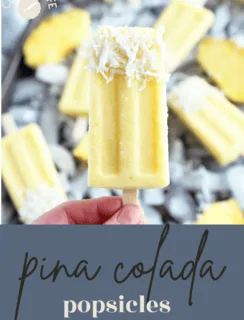 Pina Colada Popsicle Pinterest Pin