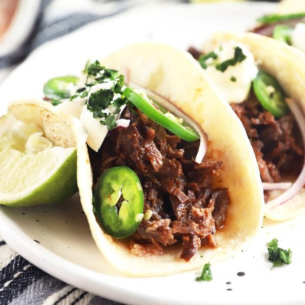 instant pot short rib tacos