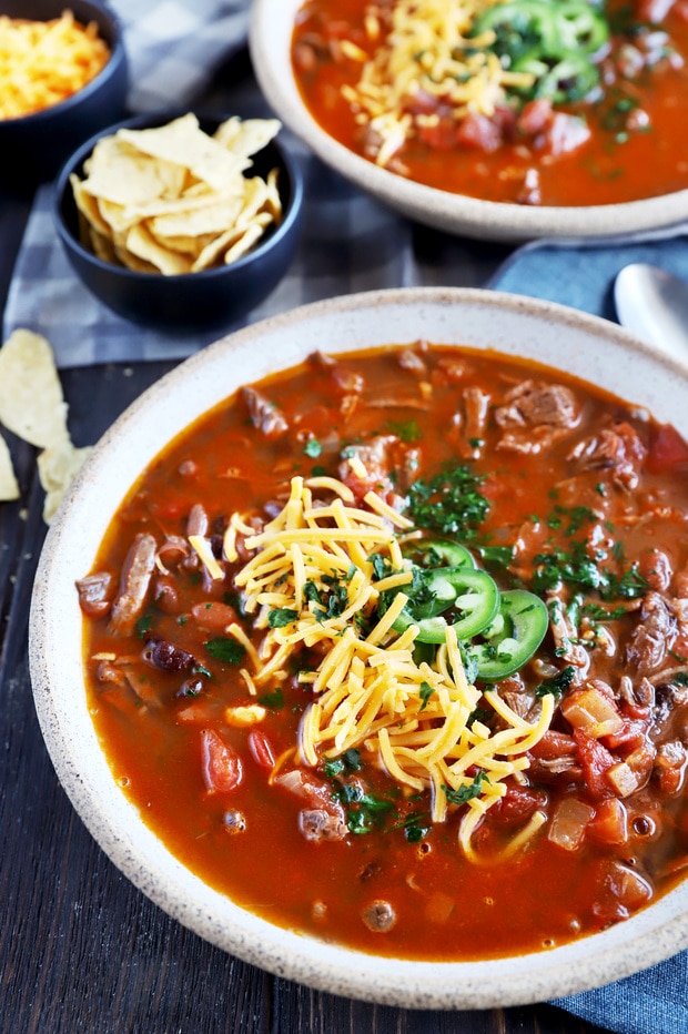 Instant Pot Carne Asada Chili Recipe 