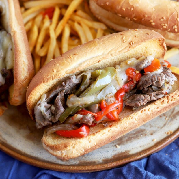 Instant pot chuck cheap roast philly cheese steak