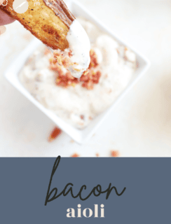 Bacon Aioli Pinterest Pin