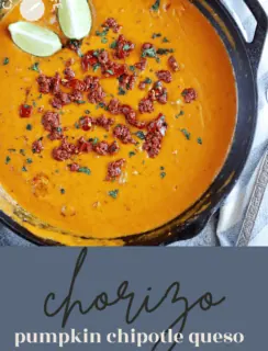 Chorizo Pumpkin Chipotle Queso Dip Pinterest Photo