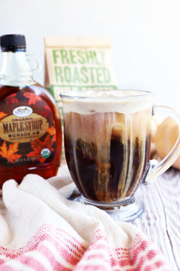 Maple Syrup Iced Coffee (Cold, Drink, Sweet) - Life's Little Sweets