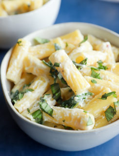 Lemon Ricotta Pasta in a bowl image