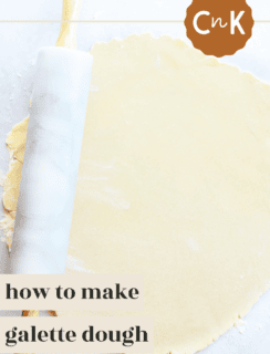 How To Make Galette Dough Pinterest Pin