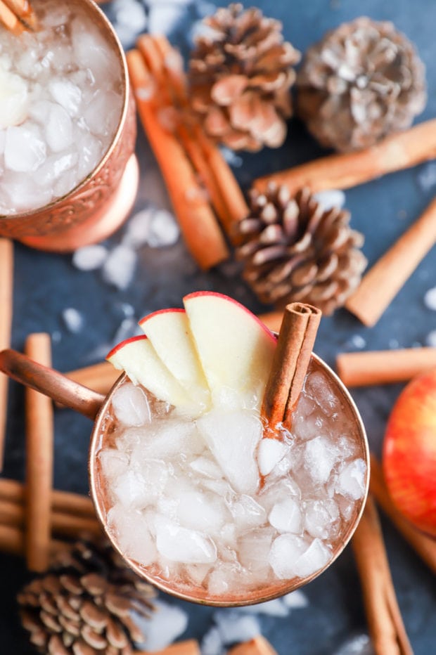 Spiced Apple Cider Moscow Mule | Cake 'n Knife