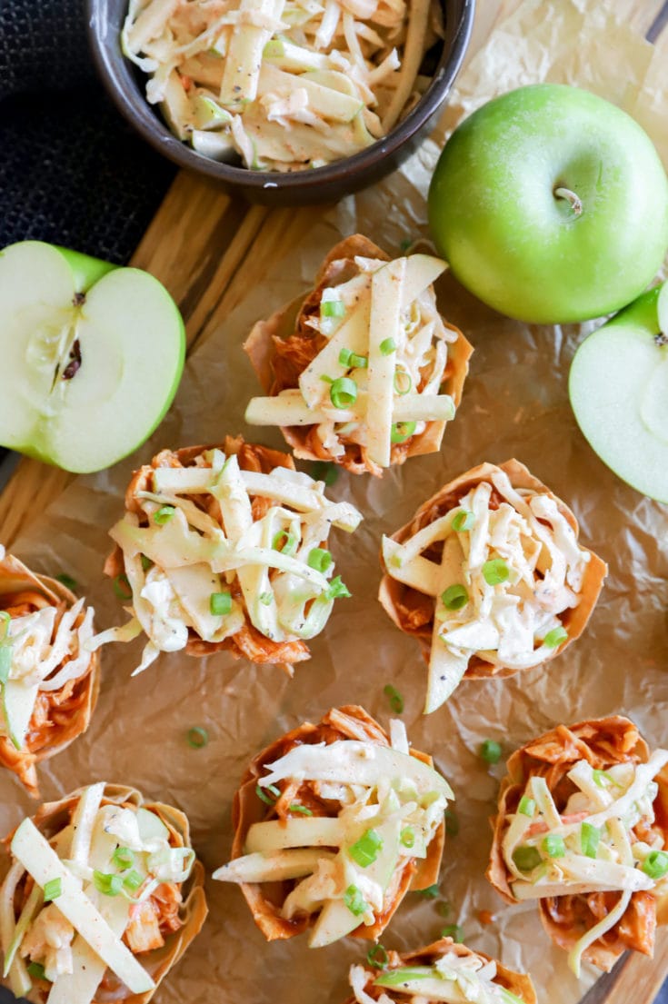 Chicken Salad Wonton Cups - Eat. Drink. Love.