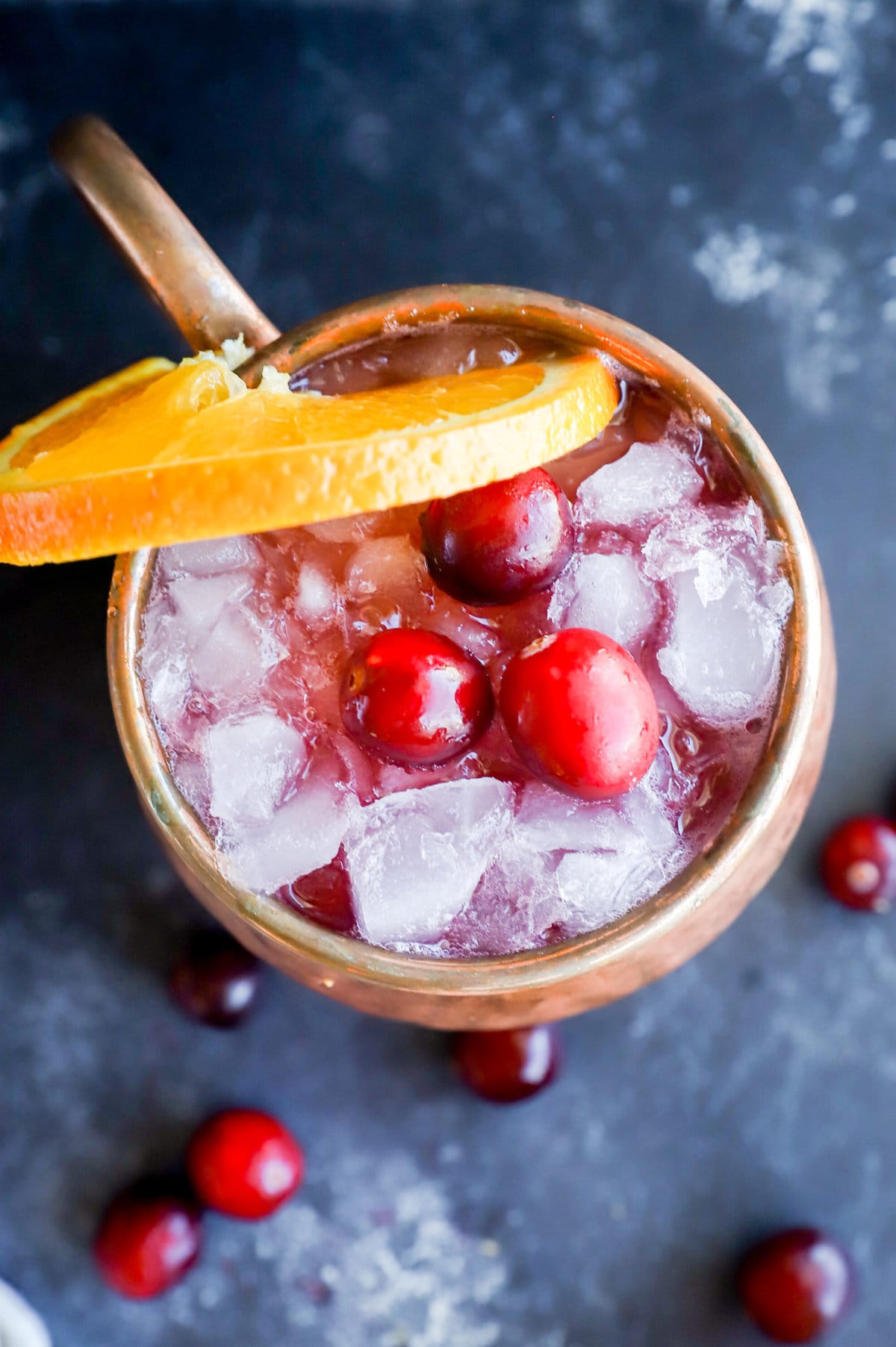 Cranberry Orange Moscow Mule | Cake 'n Knife