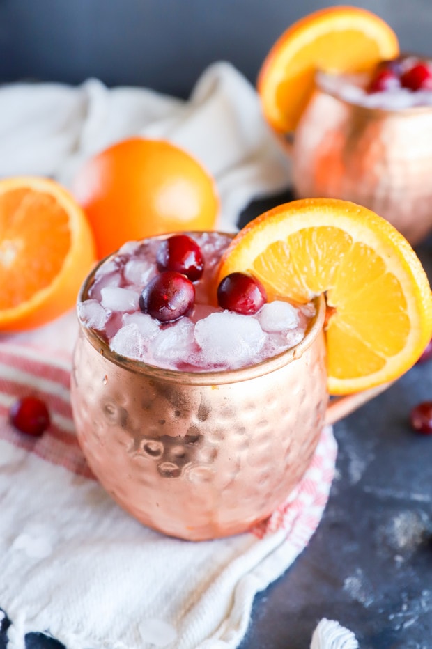 Cranberry Orange Moscow Mule | Cake 'n Knife