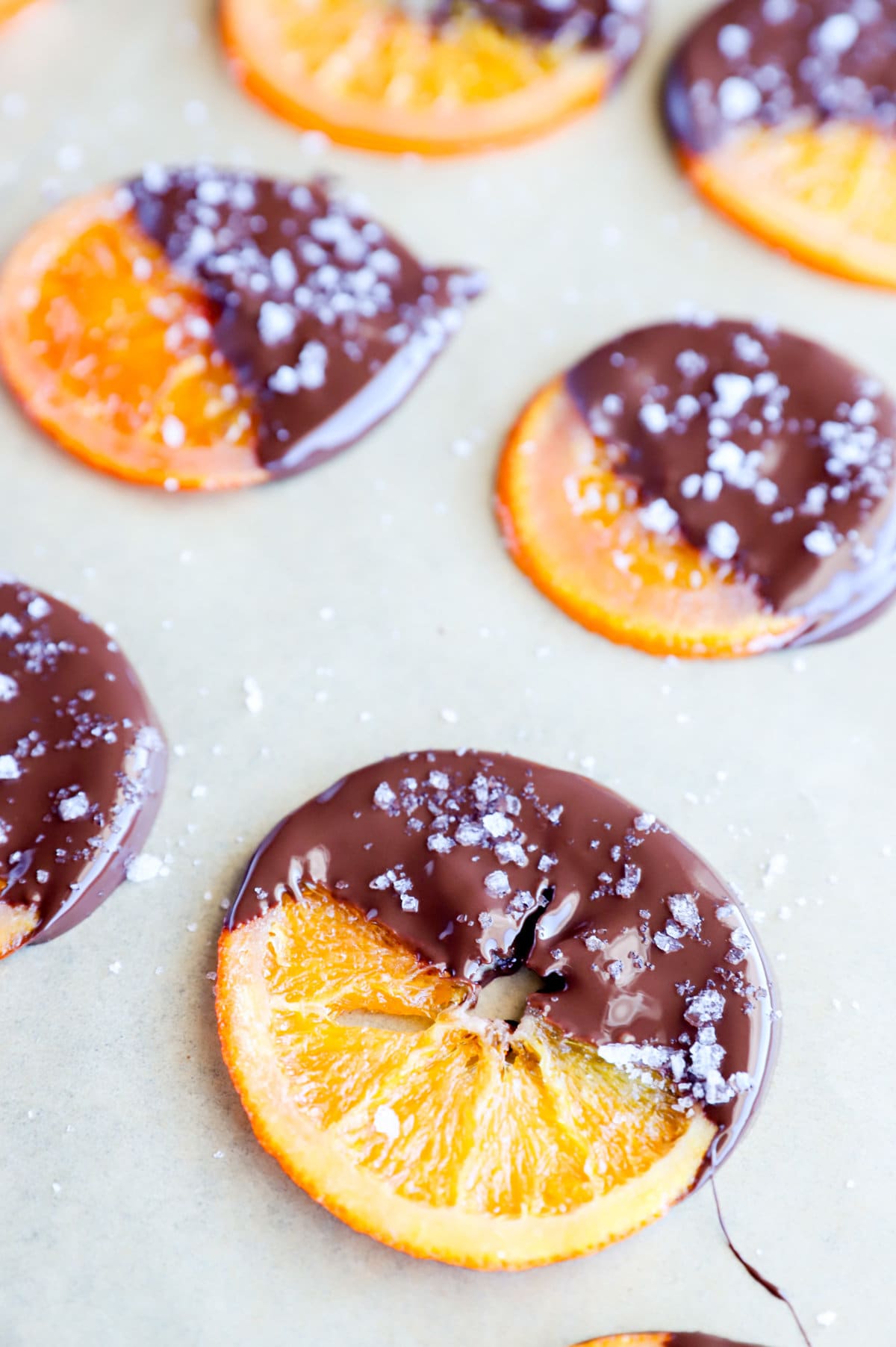 Chocolate Dipped Candied Orange Slices | Cake n Knife