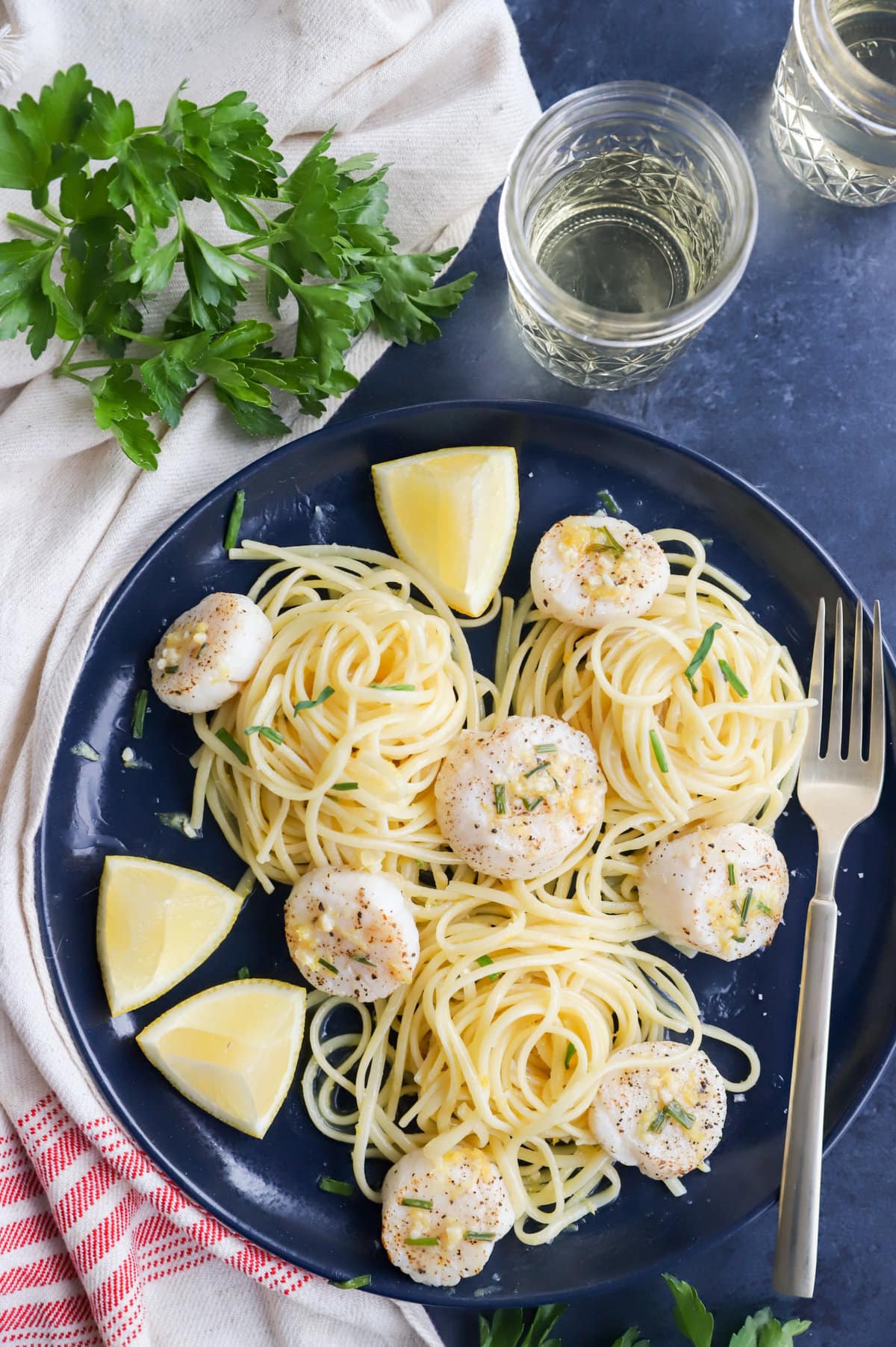 Air Fryer Scallops With Chive Lemon Butter Cake N Knife 1512