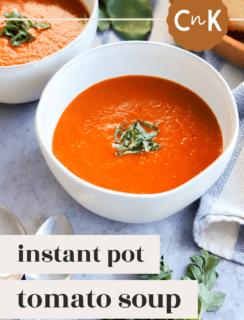 Instant Pot Tomato Soup Pinterest Picture