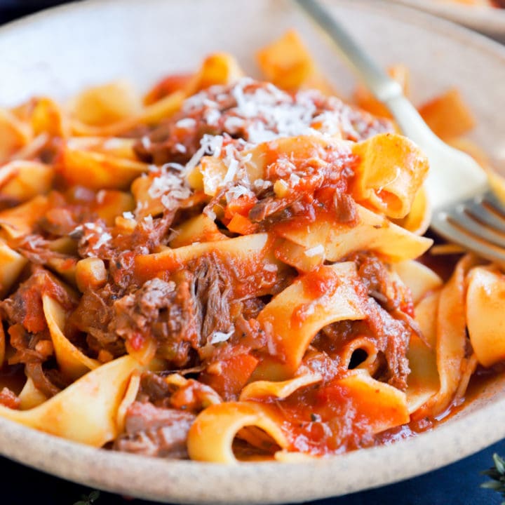 short rib bolognese instant pot