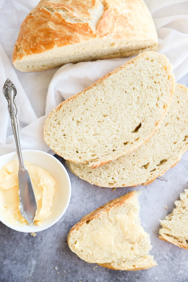 The Easiest No Knead Overnight Bread | Cake 'n Knife