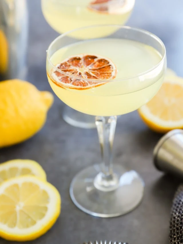 4-ingredient limoncello martini