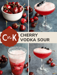 Cherry Vodka Sour - Simply Whisked