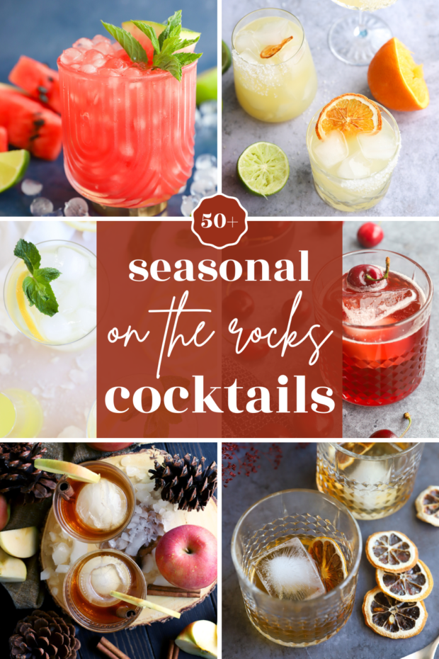 Easy Seasonal On the Rocks Cocktails | Cake 'n Knife