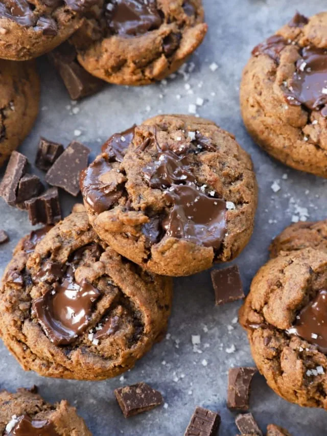 dark chocolate coffee cookies