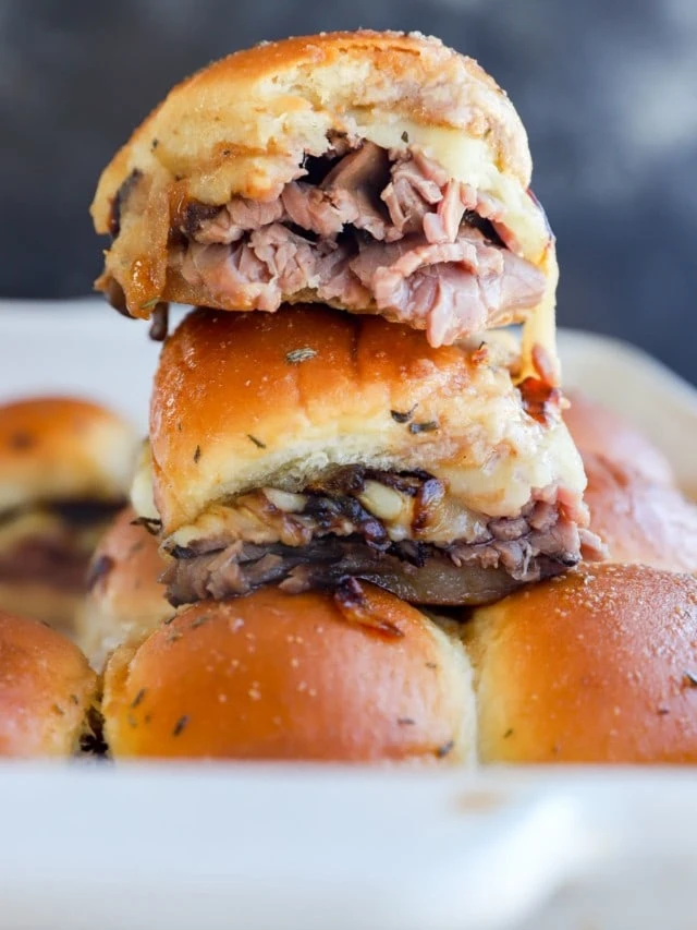 roast beef sliders