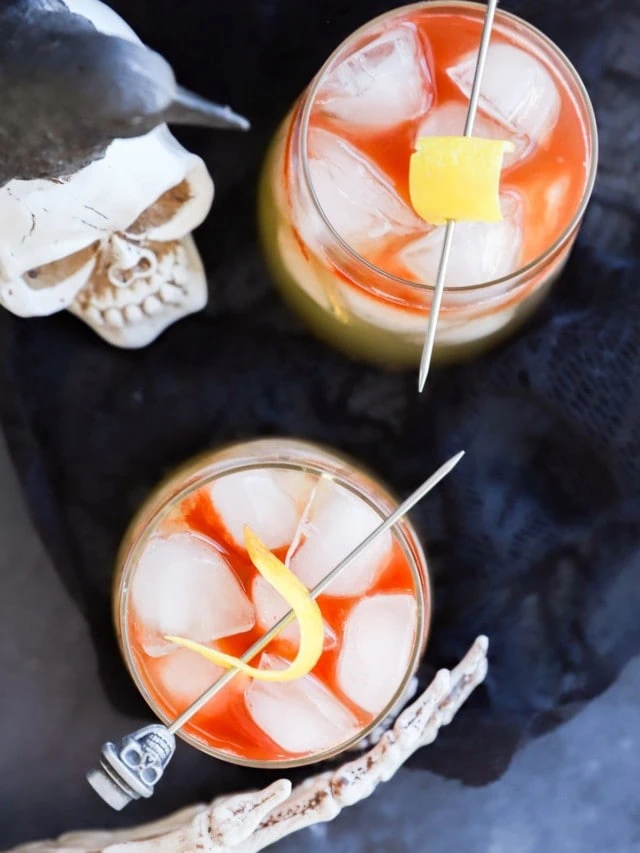 skeleton key halloween cocktail