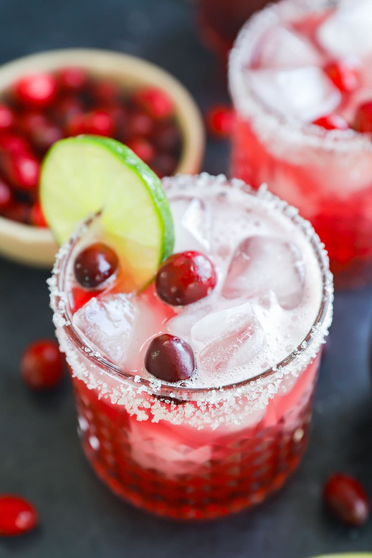 The BEST Cranberry Margarita (only 4 ingredients!) | Cake 'n Knife