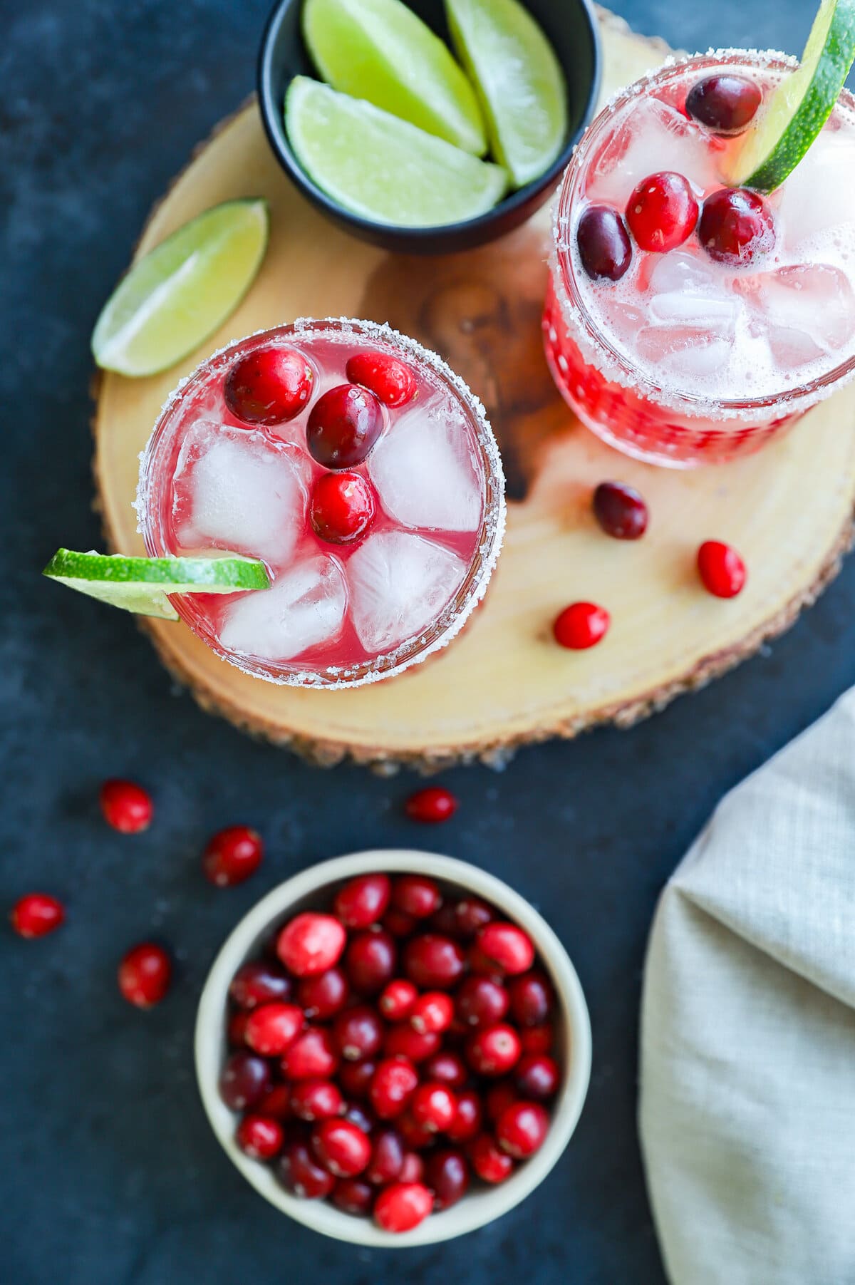 The BEST Cranberry Margarita (only 4 ingredients!) | Cake 'n Knife