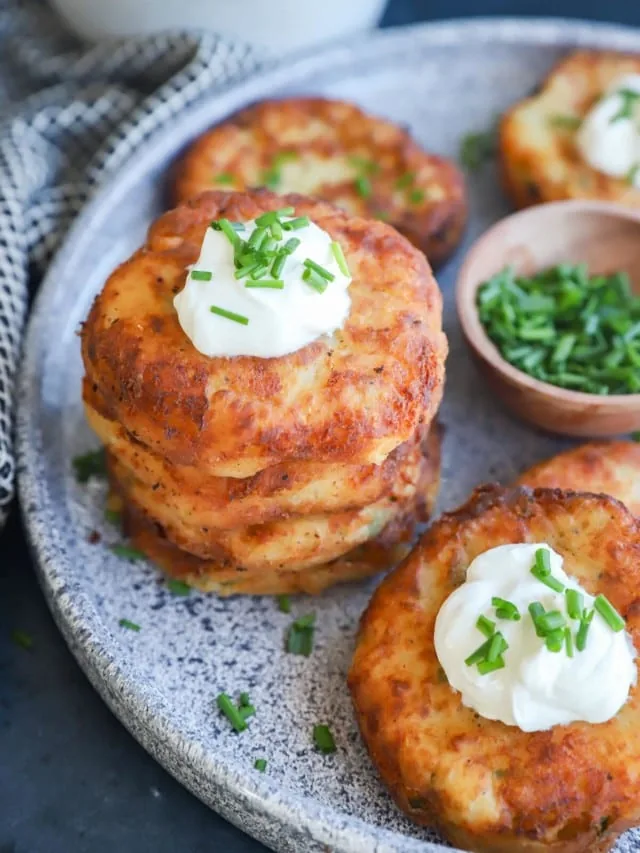 mashed potato fritters