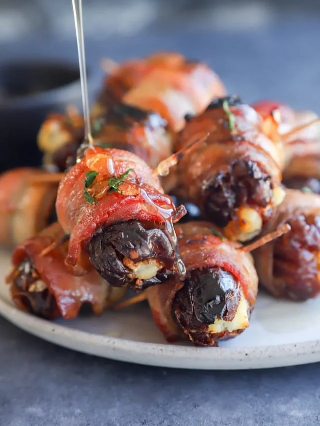 stuffed bacon wrapped dates