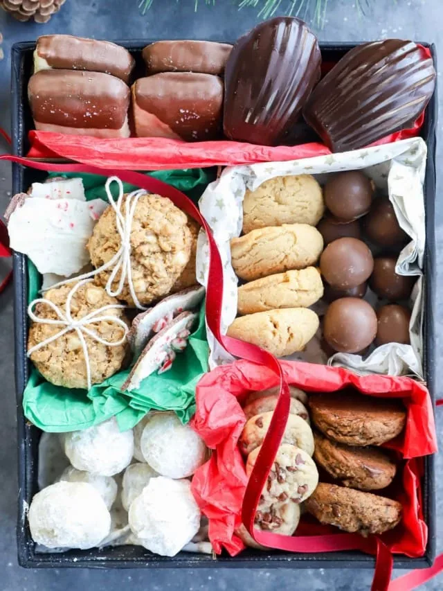 how to make a christmas cookie box