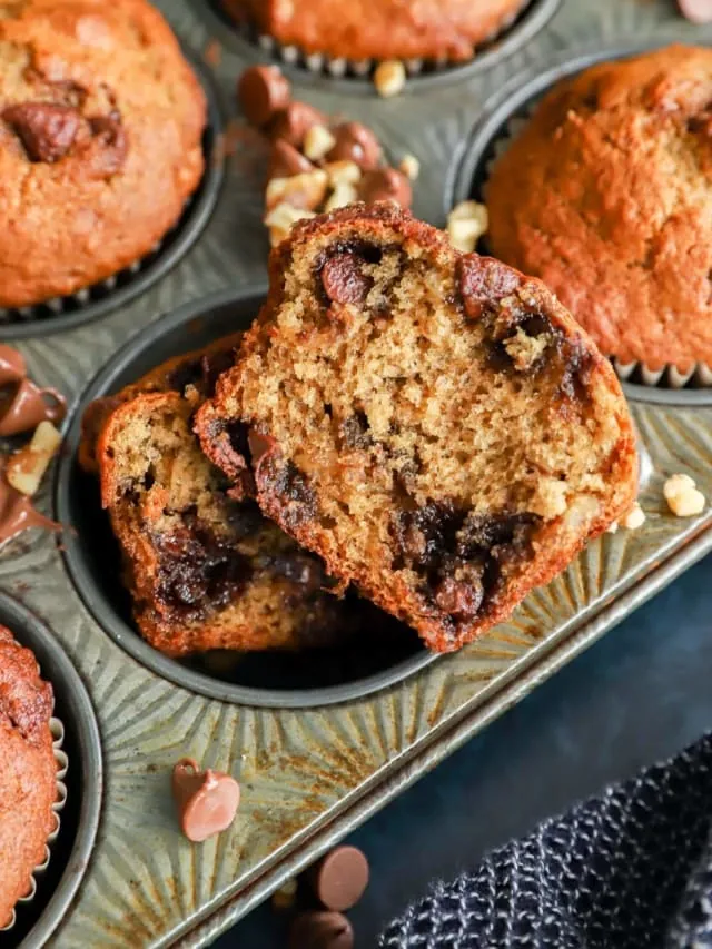 banana bread muffins