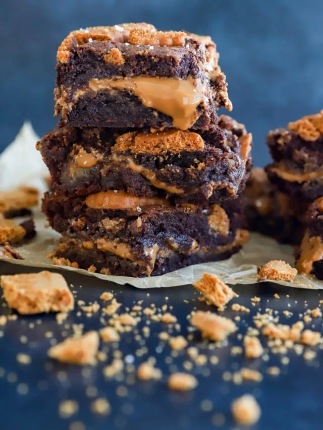 biscoff brownies