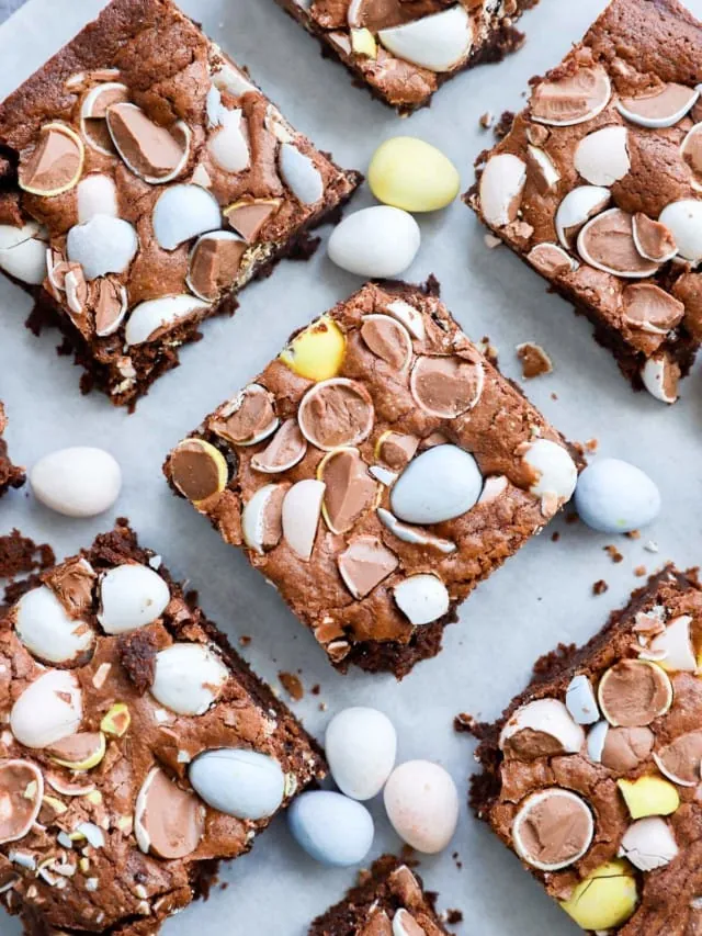 easter brownies