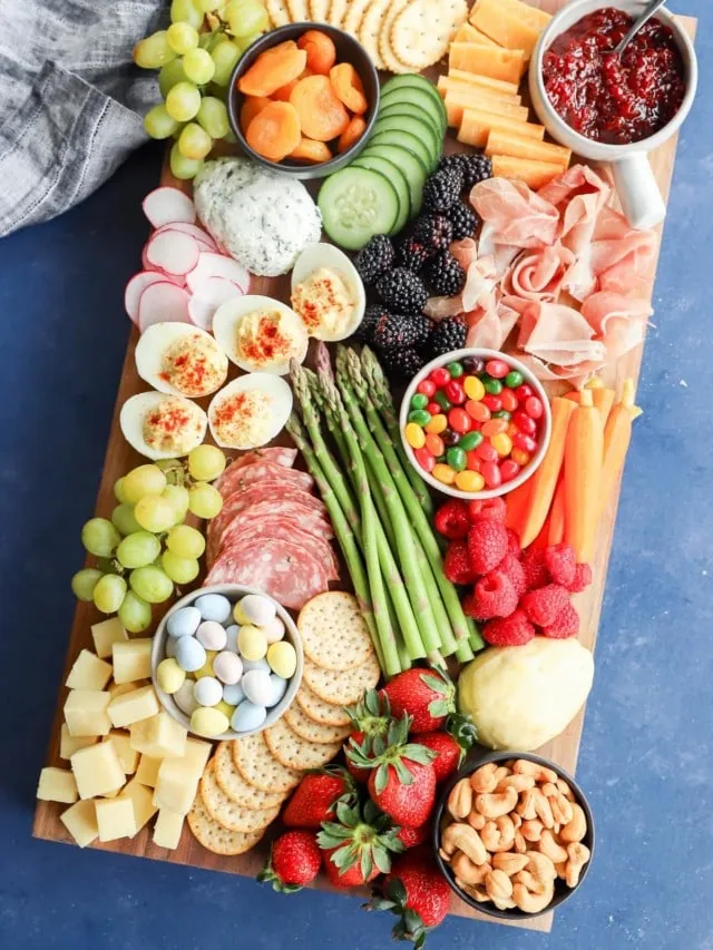 easter charcuterie board