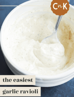 creamy garlic aioli pinterest image
