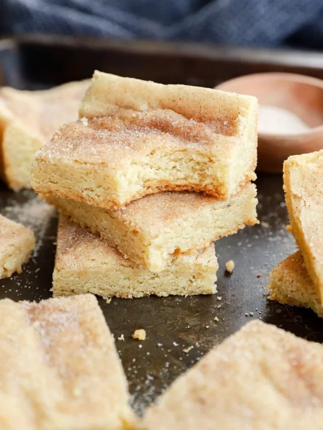 snickerdoodle bars