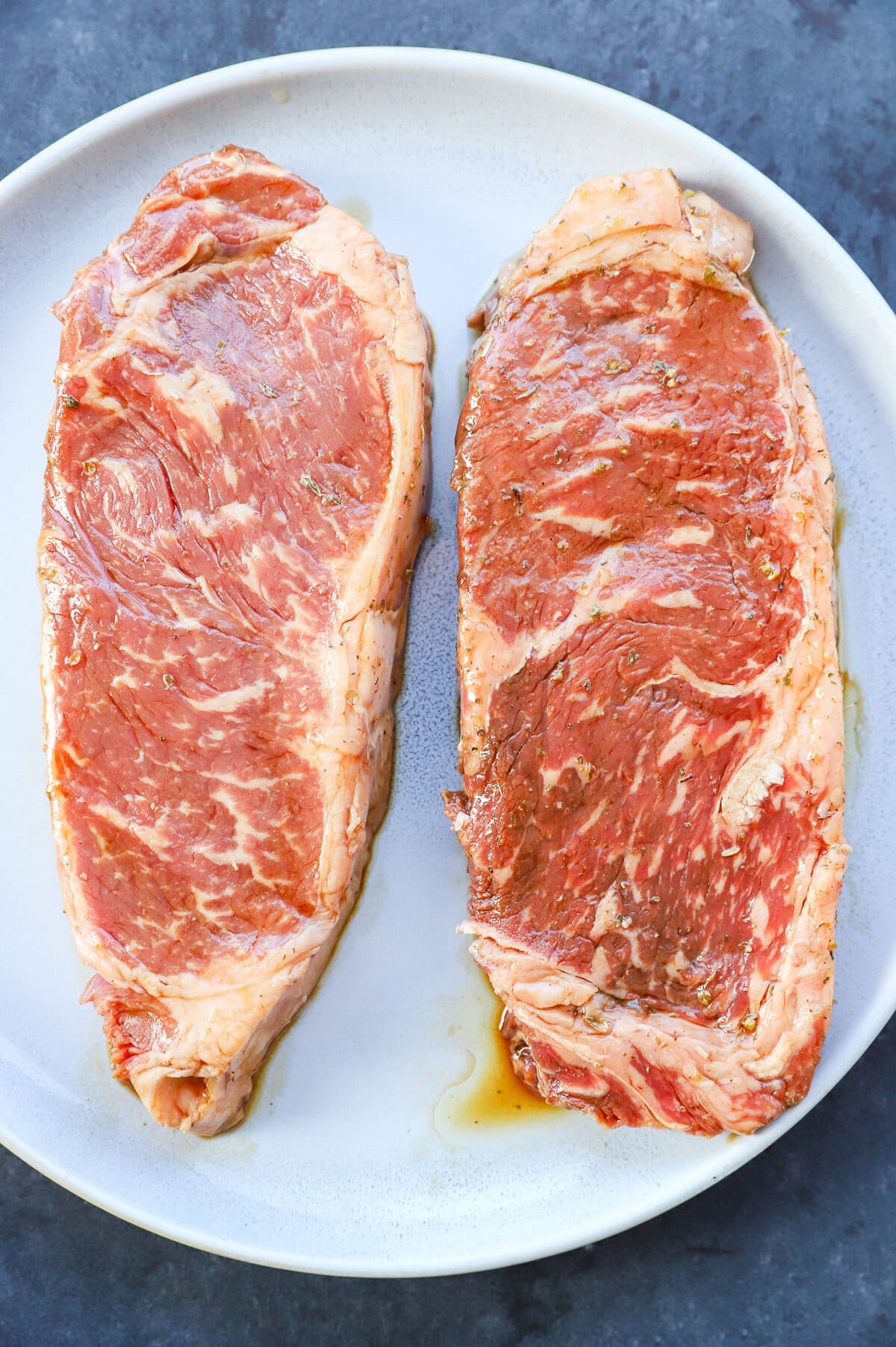 Marinated new york strip steak best sale