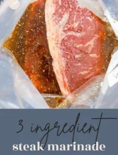 3-Ingredient Steak Marinade Pinterest Image