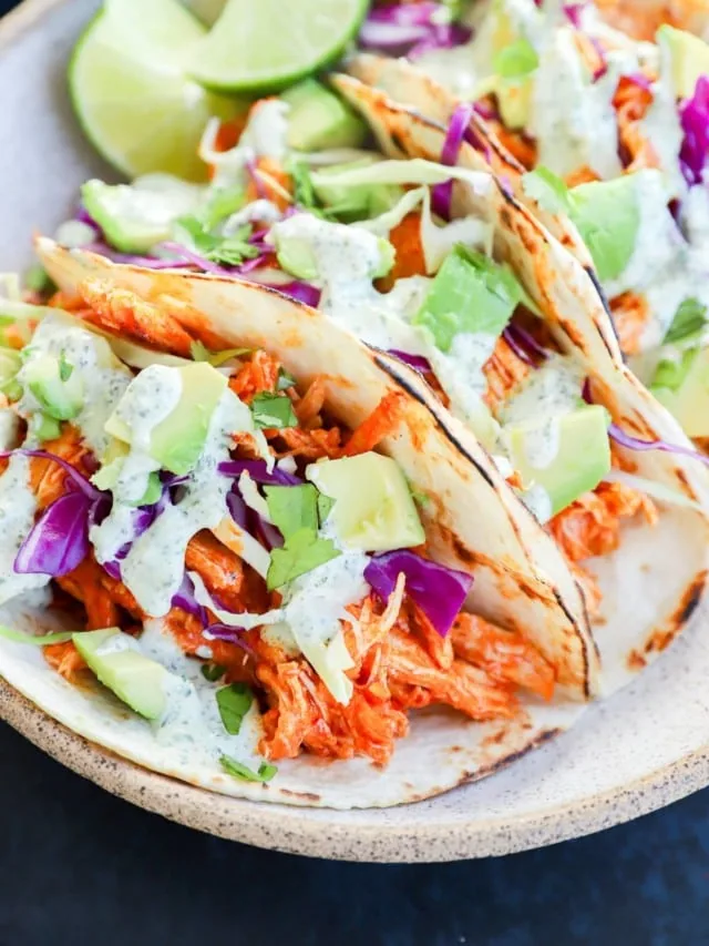 buffalo chicken tacos