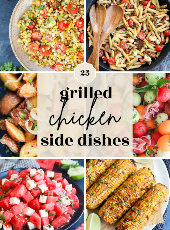side dishes for grilled chicken pinterest image