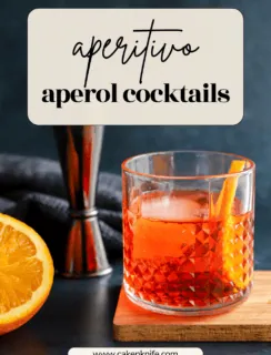 aperol cocktails pinterest image