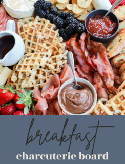 breakfast charcuterie board pinterest image