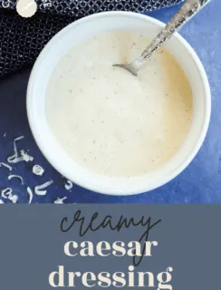 caesar dressing recipe pinterest image