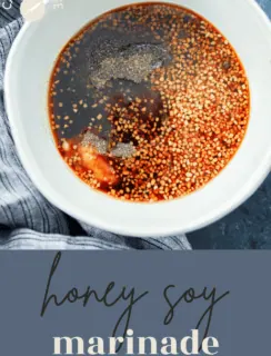 honey soy marinade pinterest image