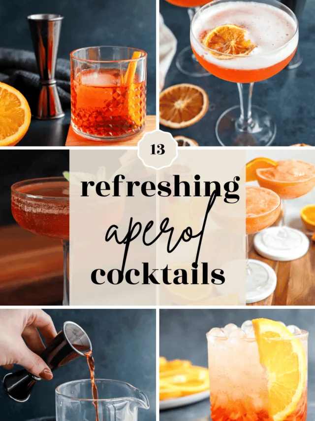 the best side aperol cocktails