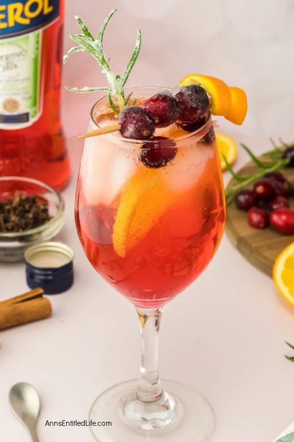 winter cranberry spritz aperol recipe